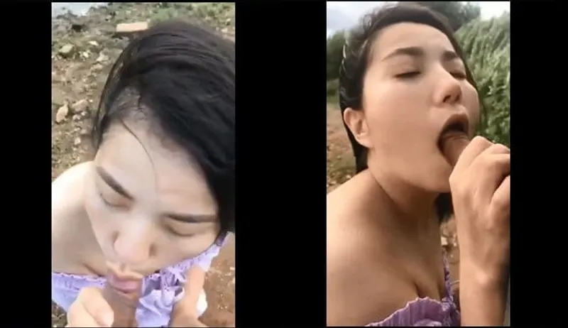 Bạn gái bj cho người tình bên bờ sông